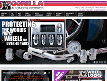 Tablet Screenshot of gorilla-auto.com